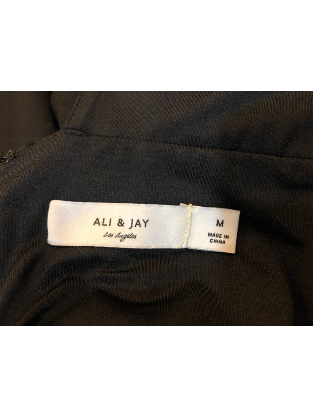 NWT Ali & Jay Sylva Little Black Dress Mini Modern Edgy Size M - Picture 10 of 12